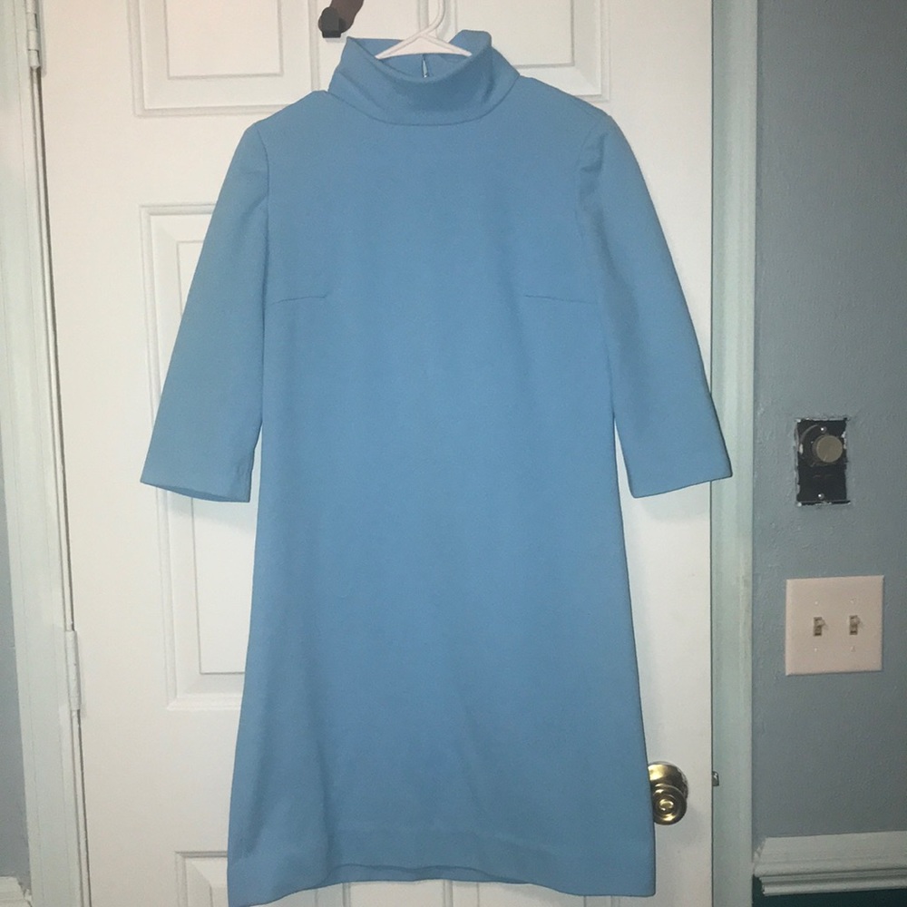 Vintage 70’s handmade blue dress size 12
